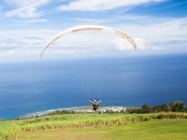 Saut parapente, La Réunion