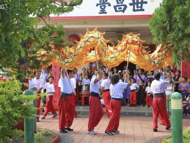 Religion chinoise, La Réunion