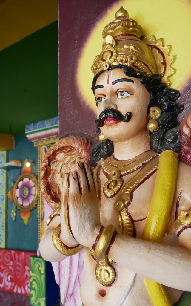 Expérience Visite d'un temple hindou: plongez dans la culture indienne grâce à une visite guidée immersive dans le temple Maryen Péroumal