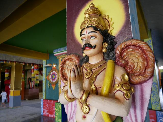 Expérience Visite d'un temple hindou: plongez dans la culture indienne grâce à une visite guidée immersive dans le temple Maryen Péroumal