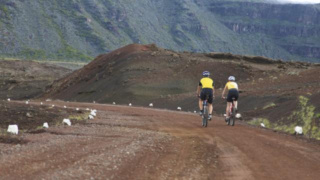 Vtt, plaine des sables, La Réunion